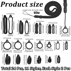 DIY Electronic Stylus & Lighter Silicone Holder Neck Lanyard Making Kit&nbsp;FIND-CP0002-40