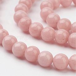 Natural Mashan Jade Round Beads Strands&nbsp;G-D263-6mm-XS22