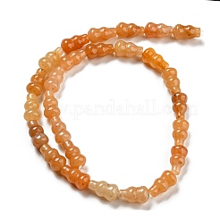 Natural Red Aventurine Beads Strands&nbsp;G-C039-A08