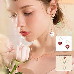 14Pcs 7 Styles Alloy Enamel Pendants&nbsp;ENAM-CA0001-40