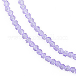 Transparent Glass Beads Strands&nbsp;GLAA-N041-009-05