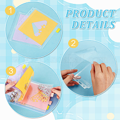 1 Set 6-Hole Plastic Binder Photo Albums&nbsp;DIY-GA0005-89