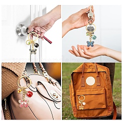 Butterfly Alloy Enamel Keychain&nbsp;KEYC-YW00177-01