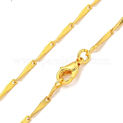 Triangle Brass Link Chain Necklaces for Women&nbsp;NJEW-G084-06G