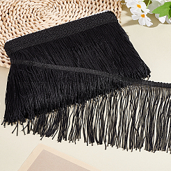10 Yards Polyester Tassel Ribbon&nbsp;OCOR-WH0078-133