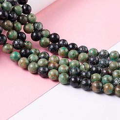 Natural Green Line Jaspe Beads Strands&nbsp;G-K317-A15