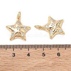 SHEGRACE Brass Clear Cubic Zirconia Pendants&nbsp;XGRQ3K910-524G