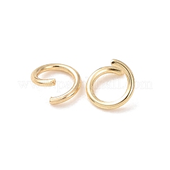 Brass Open Jump Rings&nbsp;KK-G604-08G-17