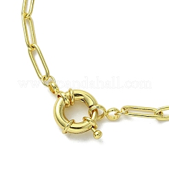 Brass Paperclip Chain Bracelets for Women&nbsp;BJEW-JB13615