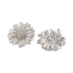 Flower Alloy Stud Earrings for Women&nbsp;EJEW-A112-08P