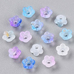 Frosted Transparent Acrylic Beads&nbsp;X-OACR-N137-72K