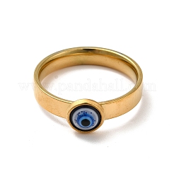 Resin Evil Eye Finger Ring&nbsp;STAS-H173-06G