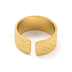 Ion Plating(IP) 304 Stainless Steel Open Cuff Rings&nbsp;RJEW-K245-94G