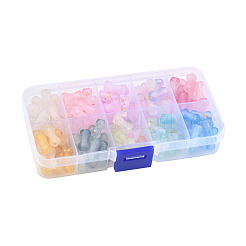 130Pcs 13 Colors Gradient Color Transparent Acrylic Beads&nbsp;OACR-FS0002-04