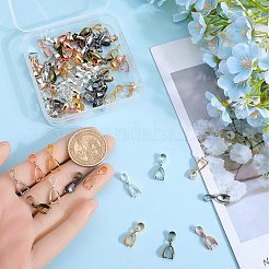 70Pcs 7 Colors Alloy Ice Pick Pinch Bails for Pendant Making&nbsp;FIND-SP0002-03