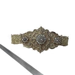 Alloy Crystal Rhinestone Flower Bride Wedding Dree Chain Belts&nbsp;FS-WG3EE17-01
