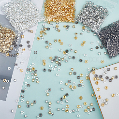 500Pcs 2 Colors CCB Plastic Beads&nbsp;CCB-ME0001-07