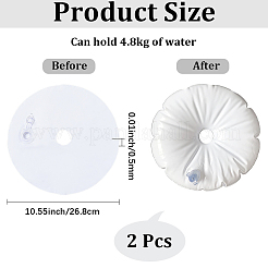 2Pcs PE Plastic Water Bag for Party Decor&nbsp;AJEW-CN0007-39C