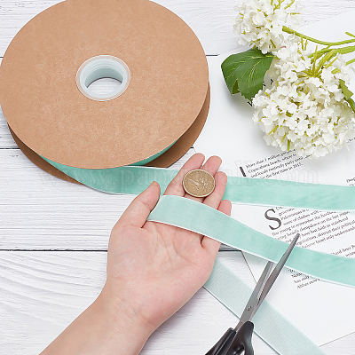 Flocking Ribbon&nbsp;SRIB-WH0009-04B-02-1