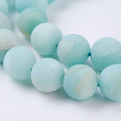 Natural Amazonite Beads Strands&nbsp;G-J376-19F-10mm-1