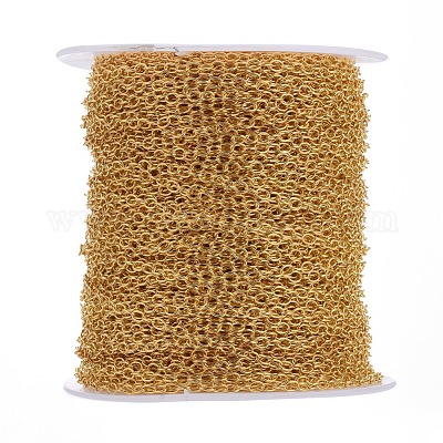 Brass Cable Chains&nbsp;CHC024Y-G-1