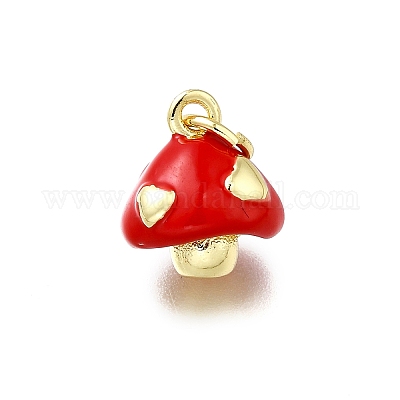 Brass Enamel Charms&nbsp;KK-K400-29G-03-1