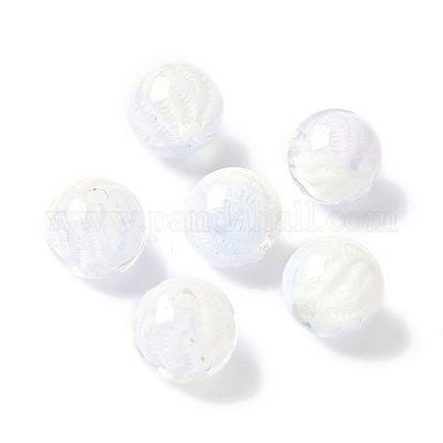 Two Tone Transparent Acrylic Beads&nbsp;OACR-D304-02F-1
