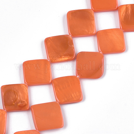 Wholesale Spray Painted Freshwater Shell Beads - Pandahall.com