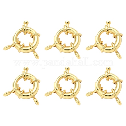 Rack Plating Brass Spring Ring Clasps&nbsp;KK-YW0001-47-1