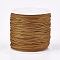 Nylon Braided Threads, Chinese Knotting Cords for Jewelry Making Macrame Craft, Sienna, 0.8mm, about 49.21 yards(45m)/roll