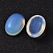 Oval Opalite Cabochons, Alice Blue, 10x8x4mm