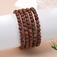 Synthetic Goldstone Bead Stretch Bracelets&nbsp;BJEW-K212-A-002-2