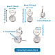 20Pcs 2 Styles Silicone Ear Nuts&nbsp;FIND-TA0001-47B-7