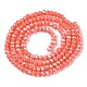 Electroplate Glass Beads Strands&nbsp;EGLA-A044-P1mm-B21-3