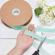 Flocking Ribbon&nbsp;SRIB-WH0009-04B-02-3