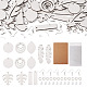 DIY Sublimation Blank Earring Making Kit&nbsp;DIY-SW0001-14-2