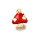 Brass Enamel Charms&nbsp;KK-K400-29G-03-1