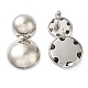 Brass Stud Earrings for Women&nbsp;EJEW-B057-06P-1
