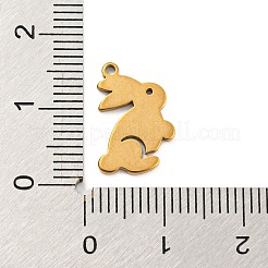 304 Stainless Steel Pendants&nbsp;STAS-Q306-02G-A