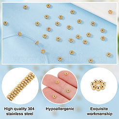 304 Stainless Steel Spacer Beads&nbsp;STAS-HY0001-48G