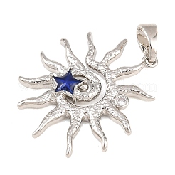 Brass & Enamel & Rhinestone Pendants&nbsp;KK-H541-01P-02