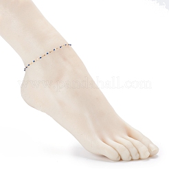 PVD Vacuum Plating 304 Stainless Steel Link Chain Anklets&nbsp;AJEW-AN00435