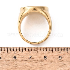 304 Stainless Steel Finger Rings&nbsp;RJEW-F201-09G