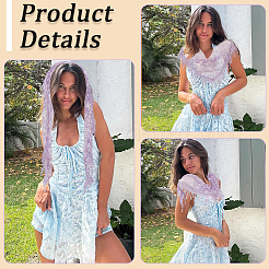 Cloth Polyester Headbands for Women&nbsp;OHAR-WH20012-01A-04