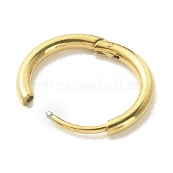 316L Surgical Stainless Steel Huggie Hoop Earrings for Girl Women&nbsp;EJEW-TAC0011-11B-G