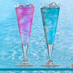 24Pcs 6 Styles Alloy Wine Glass Charms&nbsp;AJEW-GO00014