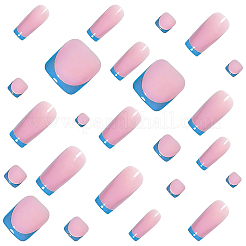 1 Bag ABS Plastic Full Cover Press On False Nails & Toe&nbsp;MRMJ-CP0001-54B