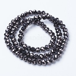 Electroplate Transparent Glass Beads Strands&nbsp;EGLA-A034-T2mm-UA08