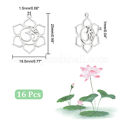 201 Stainless Steel Pendants&nbsp;STAS-UN0047-22