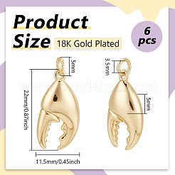 Brass Pendants&nbsp;KK-BC0015-56A
